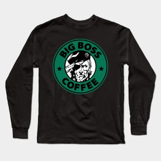 Big Boss Coffee Long Sleeve T-Shirt